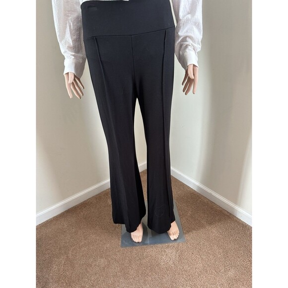 M. Rena  Black Large flared pants with front seems NICE! - Picture 4 of 10